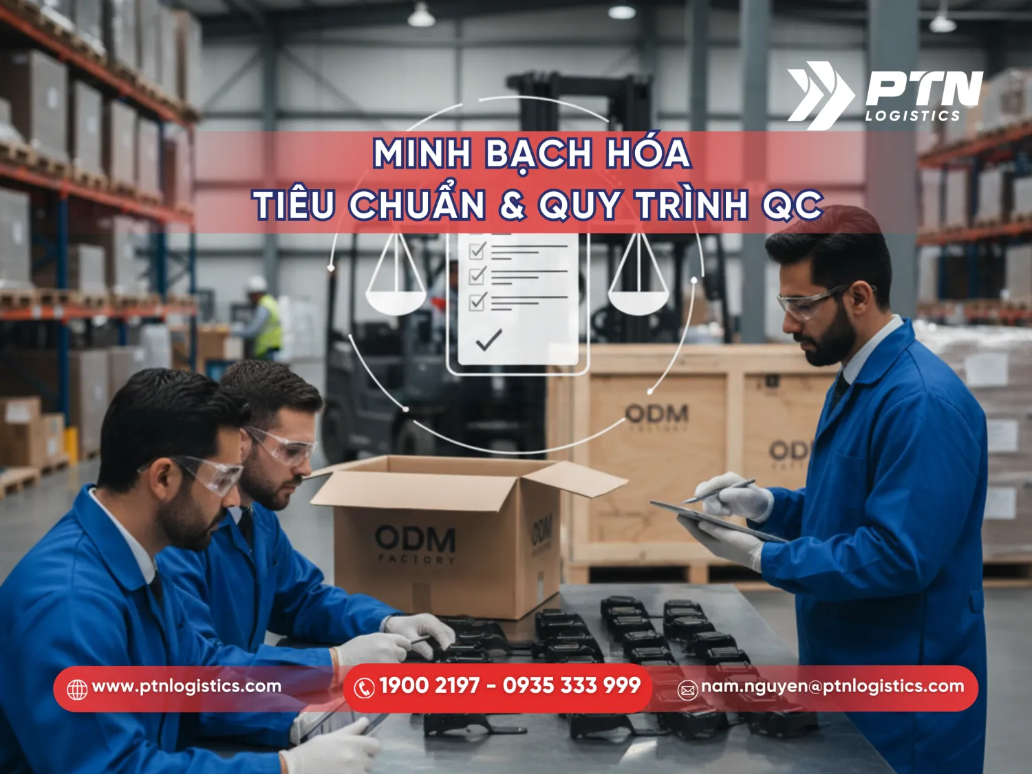 Minh bạch tiêu chuẩn chất lượng và quy trình kiểm hàng