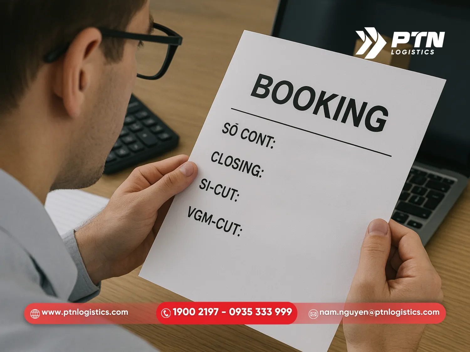 Nhận và đọc booking chuẩn