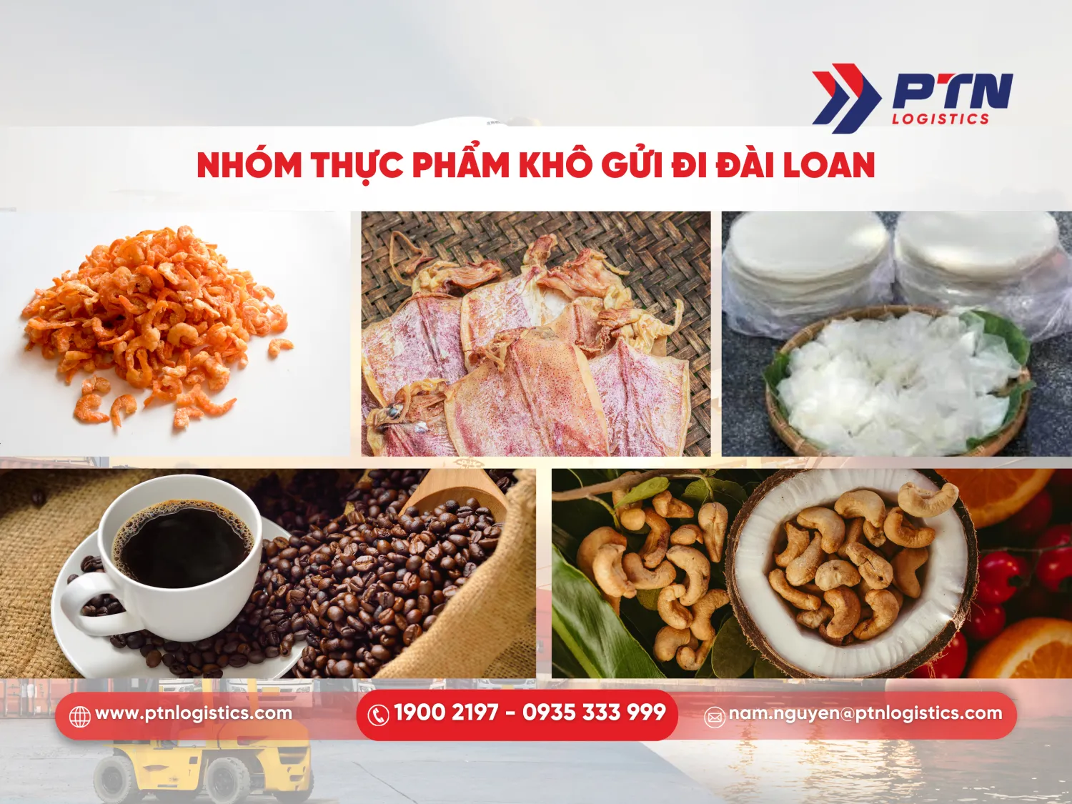 Nhóm thực phẩm khó gửi đi Đài Loan từ Việt Nam