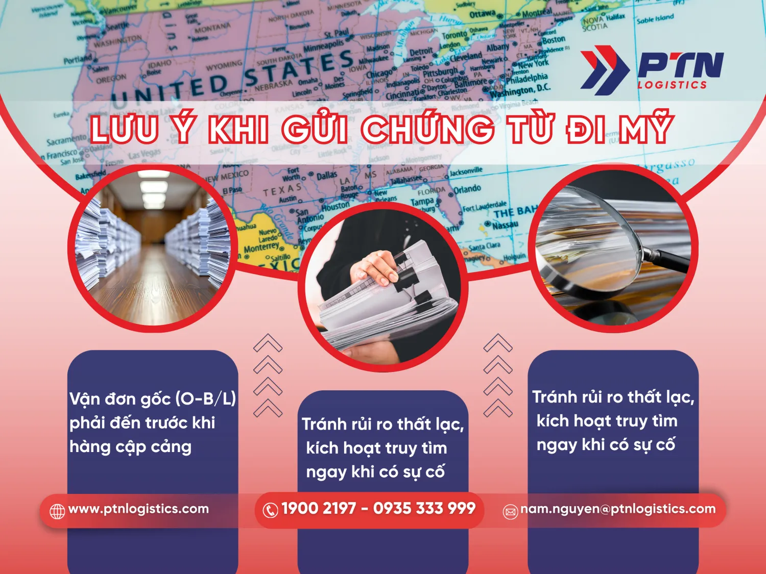 Những lưu ý khi gửi giấy tờ đi Mỹ