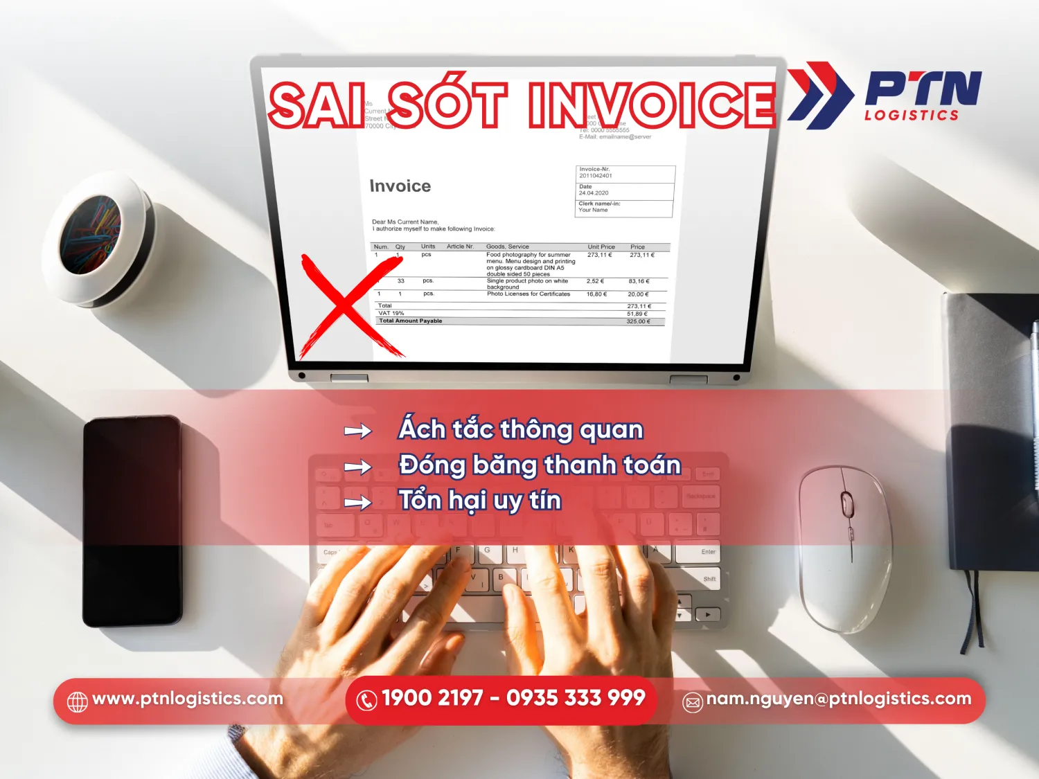 Những rủi ro sai sót trong hóa đơn