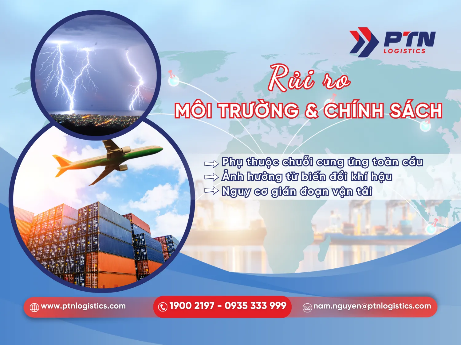 Những rủi ro về môi trường và thay đổi chính sách