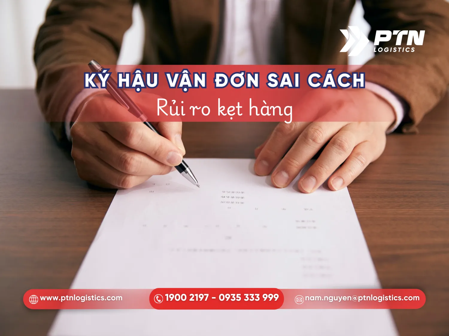 Những sai sót khi ký hậu trong vận đơn