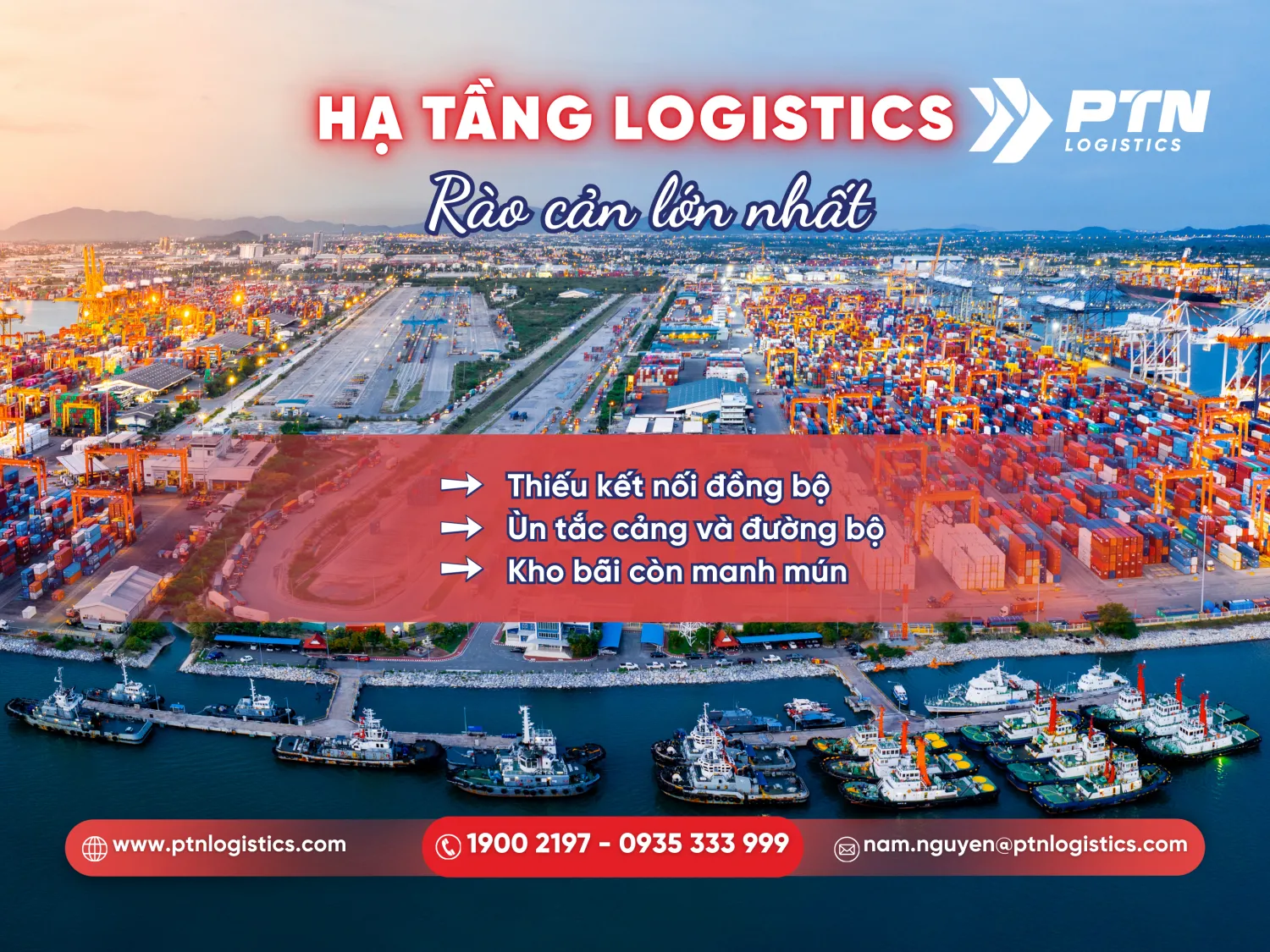 Những thách thức về hạ tầng giao thông và cảng biển