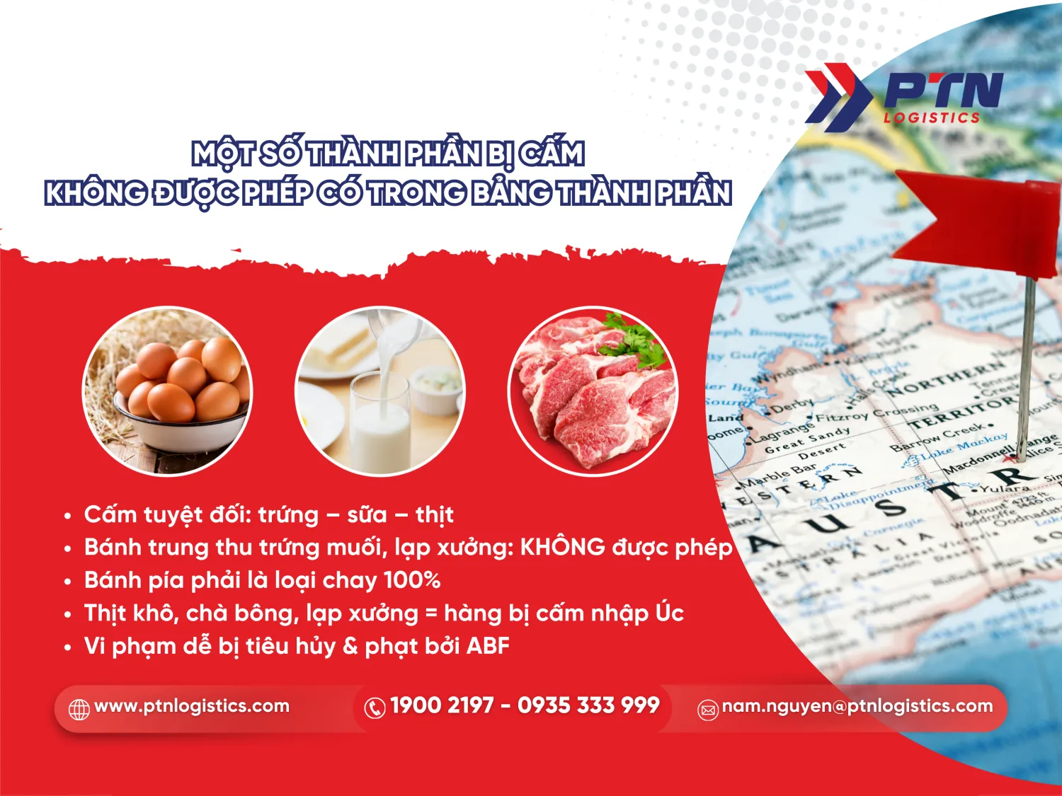 Những thành phần bị cấm không được phép có trong bảng thành phần