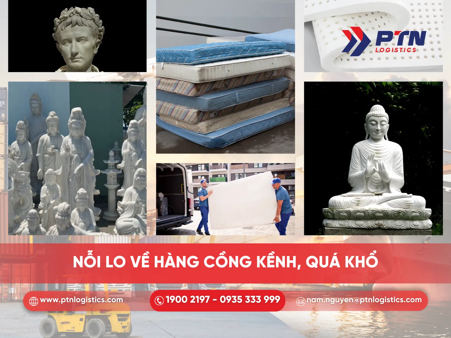 Nỗi lo về hàng cồng kềnh hoặc quá khổ