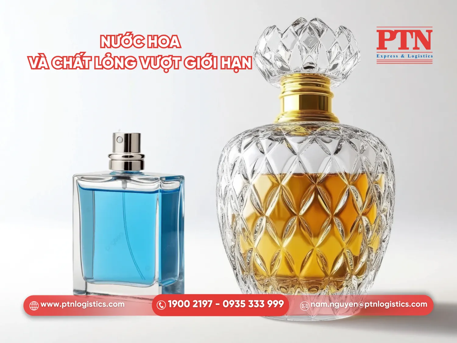 Nước hoa và chất lỏng vượt giới hạn