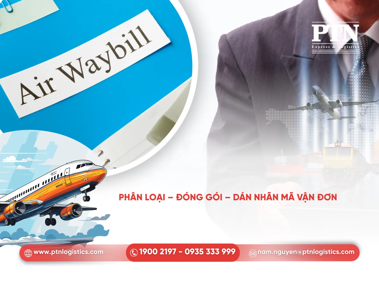 Phân loại đóng gói dán nhãn mã vận đơn