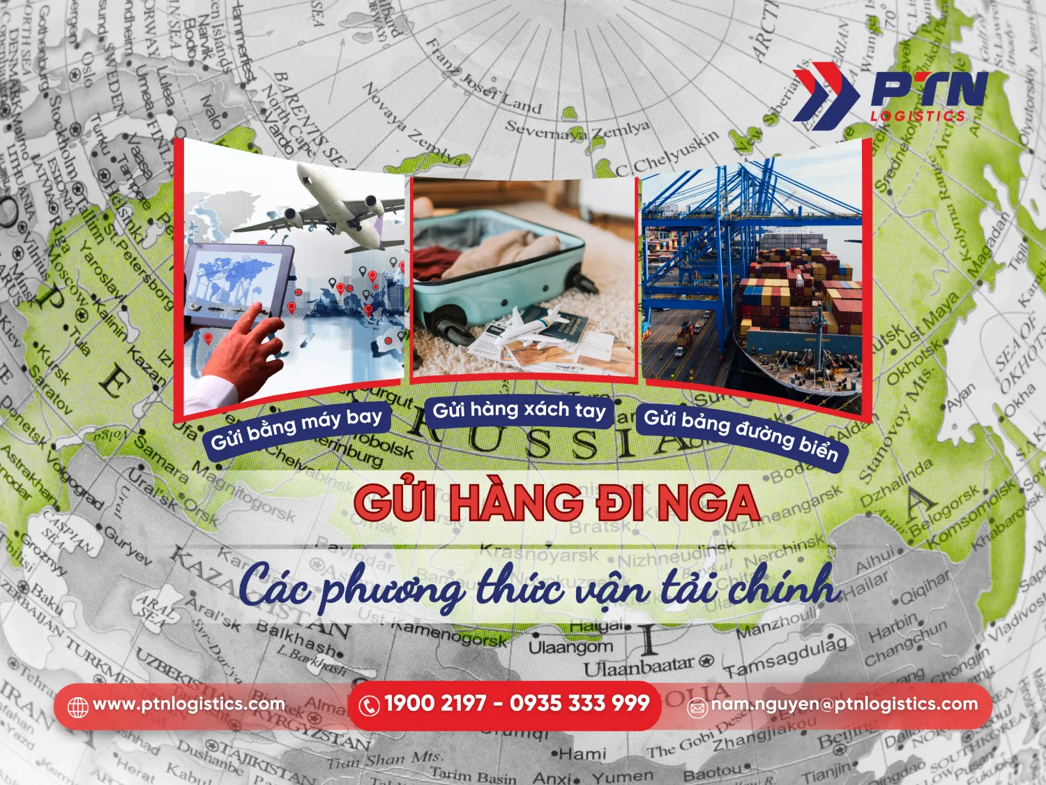 Phương thức gửi hàng từ Việt Nam đi Nga