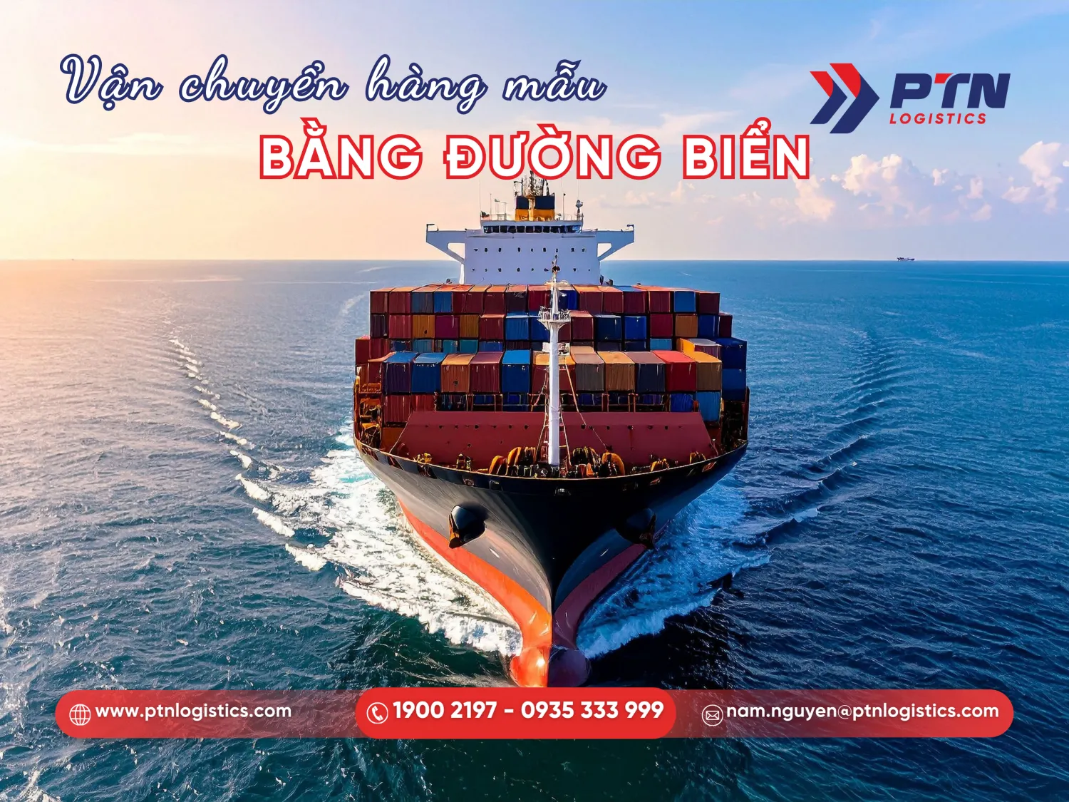 Phương thức vận chuyển hàng mẫu bằng đường biển