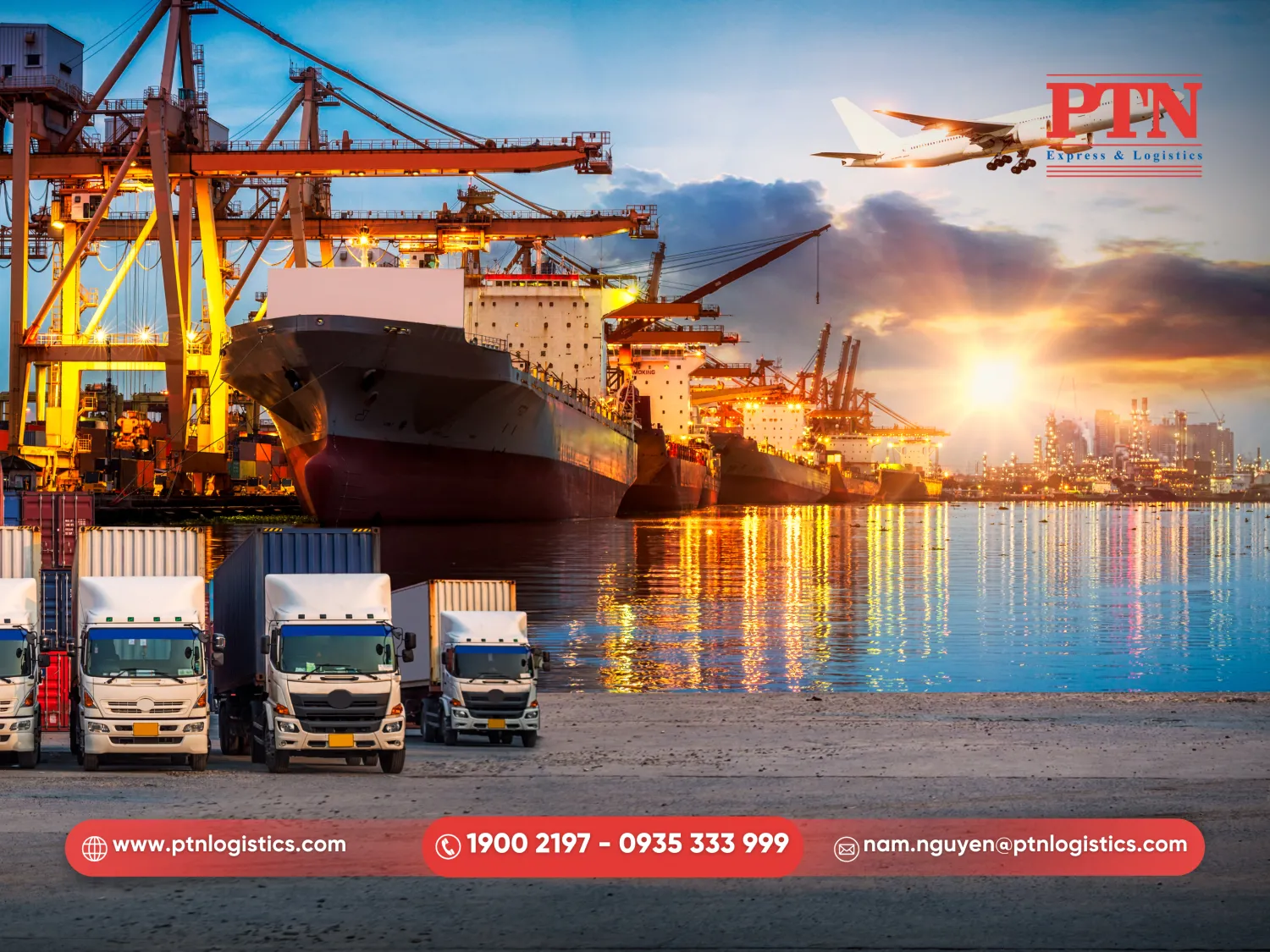 Phương thức vận chuyển ảnh hưởng đến tổng thời gian