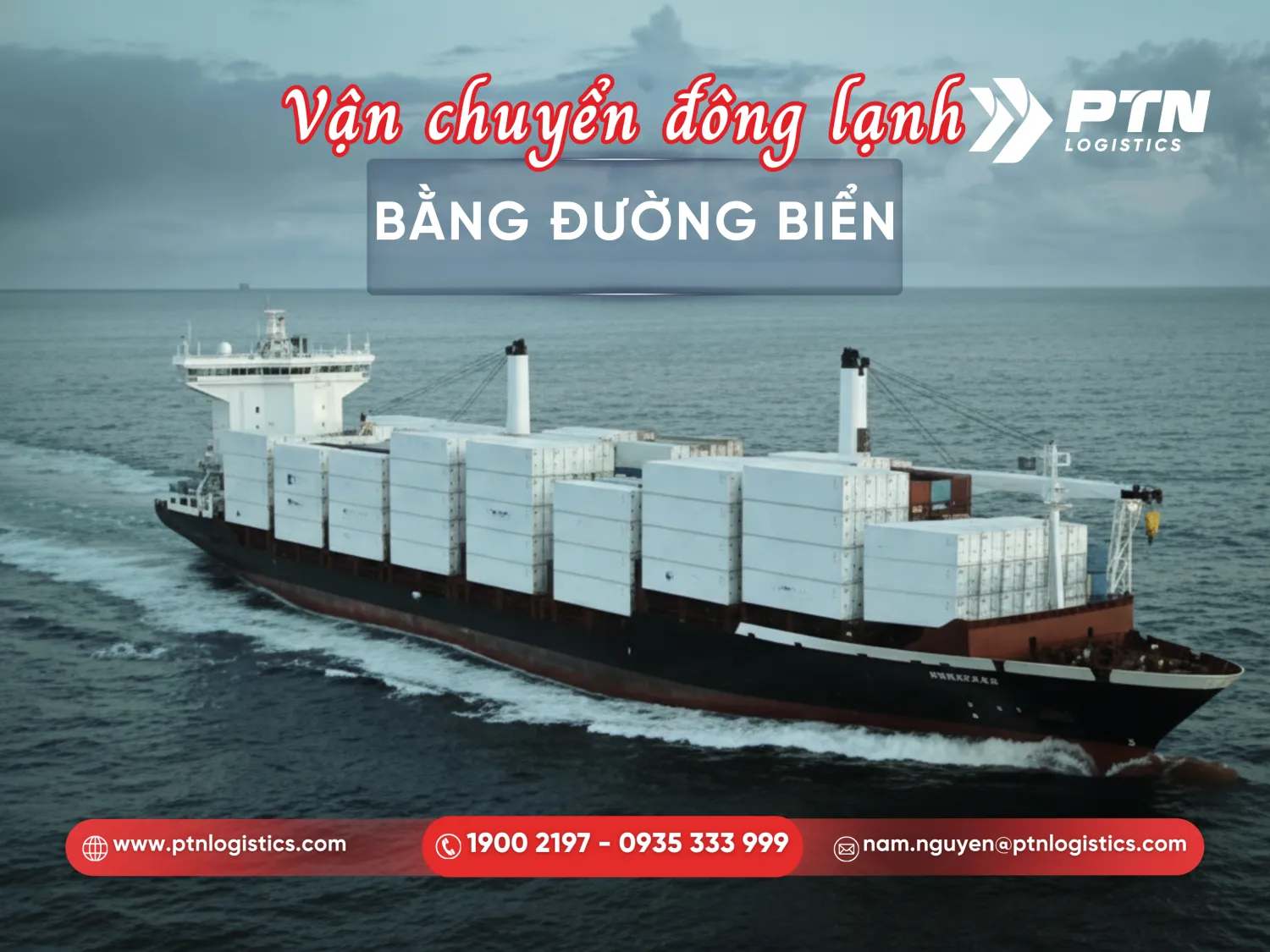 Phương thức vận chuyển đông lạnh đi Canada bằng đường biển