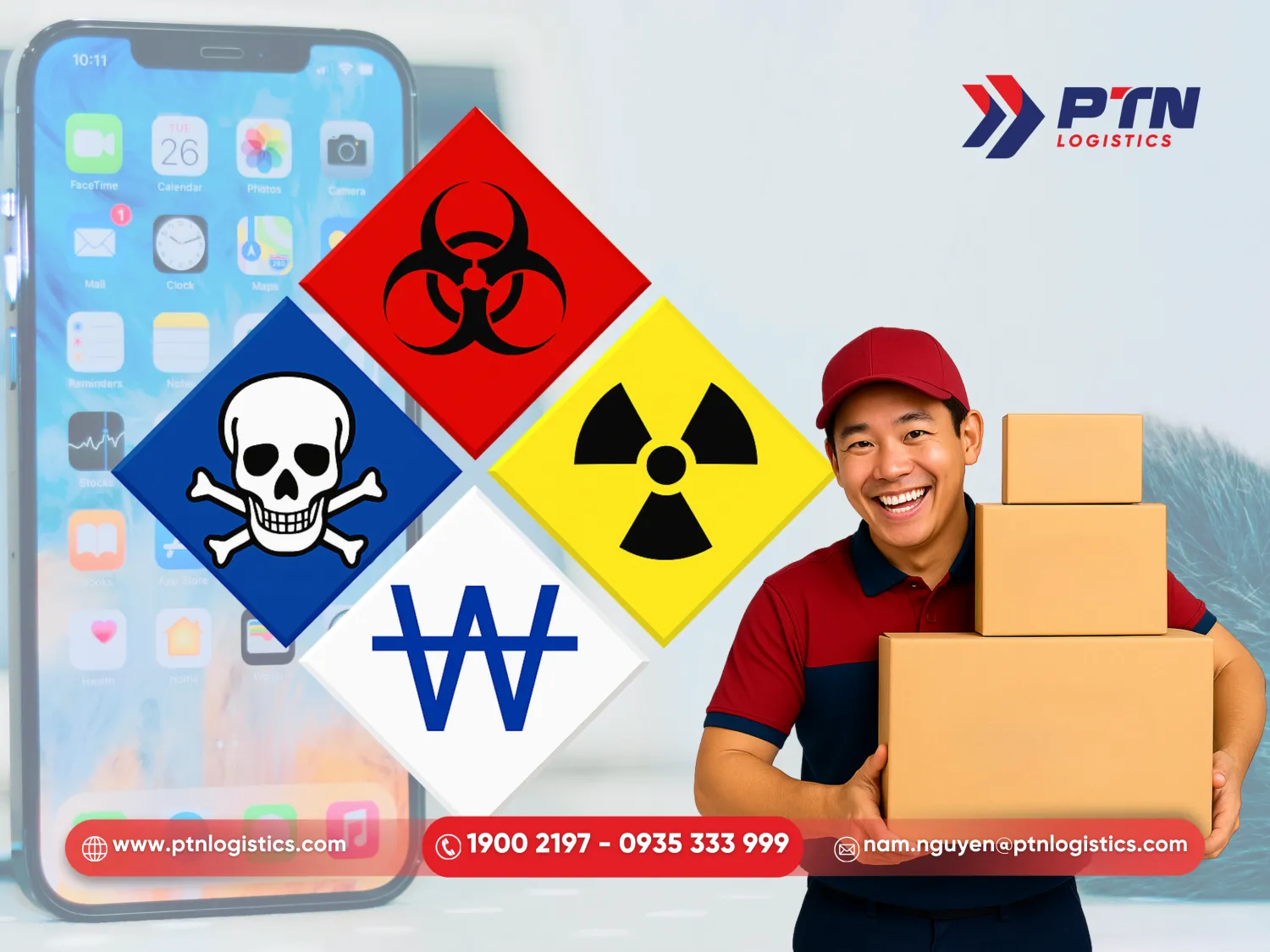 PTN hỗ trợ đầy đủ chứng từ, MSDS cho lô hàng