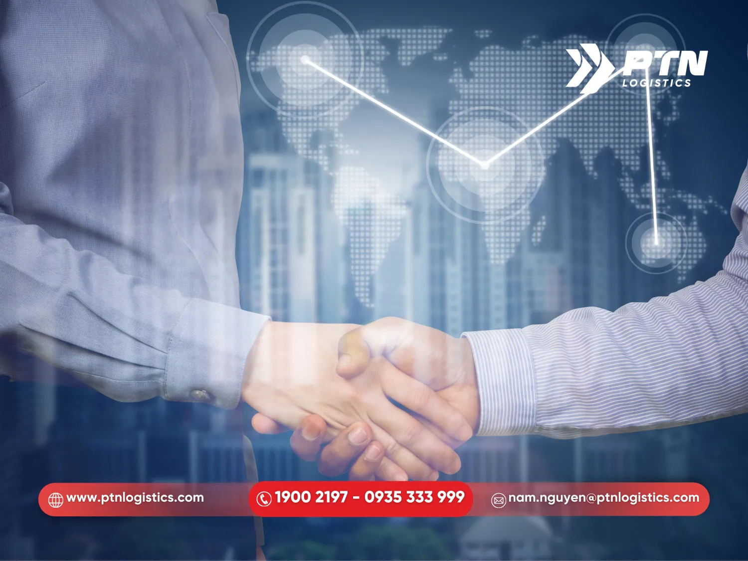 PTN Logistics có mạng lưới đối tác tại các bang trọng điểm ở Mỹ