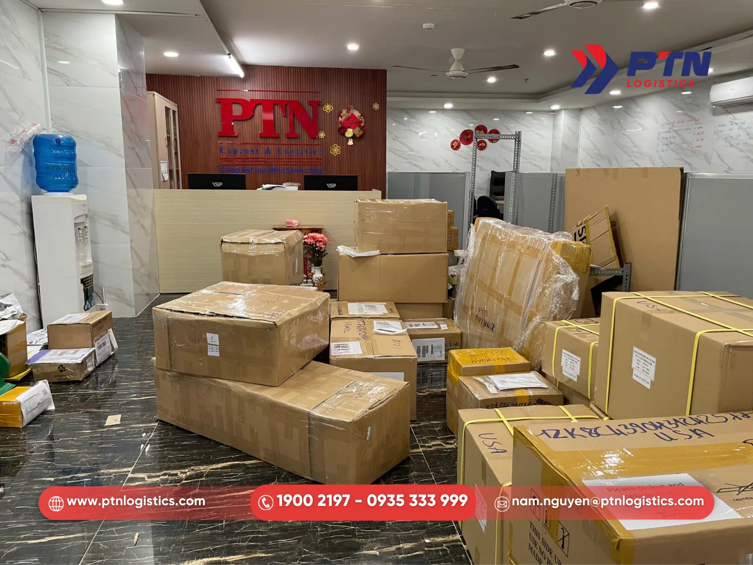 PTN Logistics hỗ trợ đóng gói hàng hóa chuẩn quốc tế miễn phí