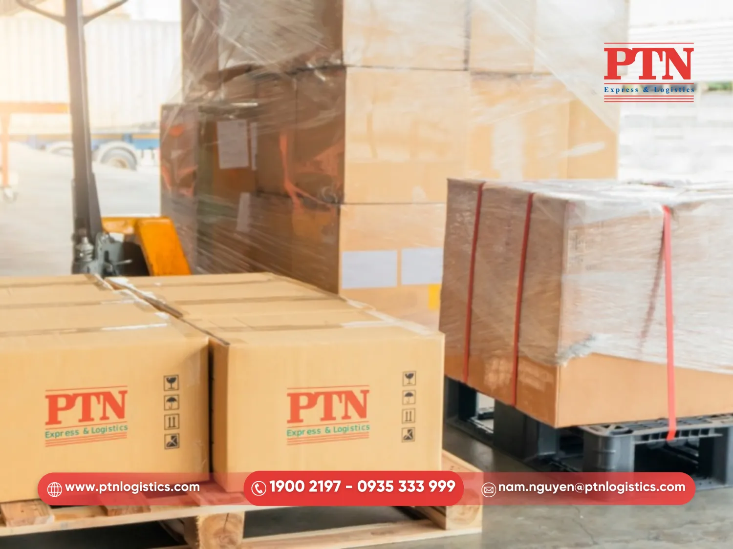 PTN nhận hàng và đóng gói 