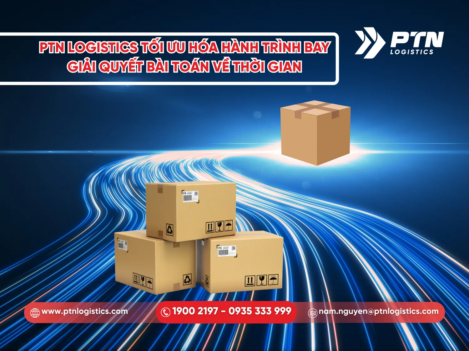 PTN tối ưu hóa hành trình bay, giải quyết bài toán về thời gian