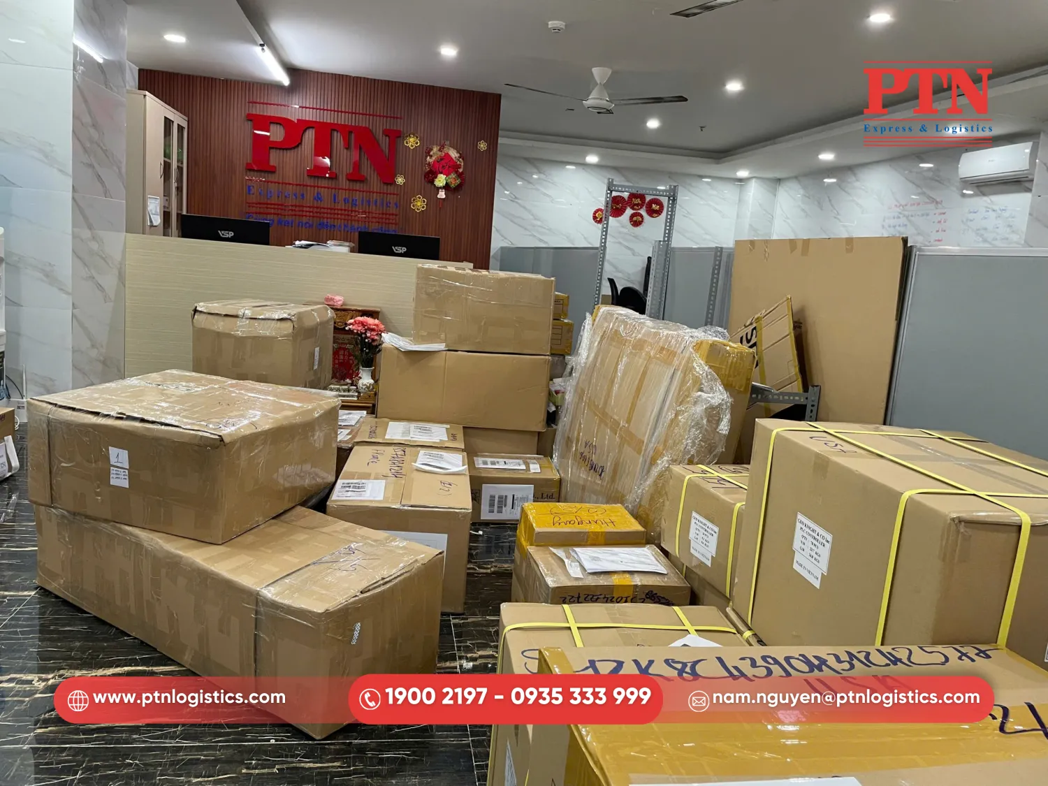 PTN với quy trình đóng gói chuyên nghiệp