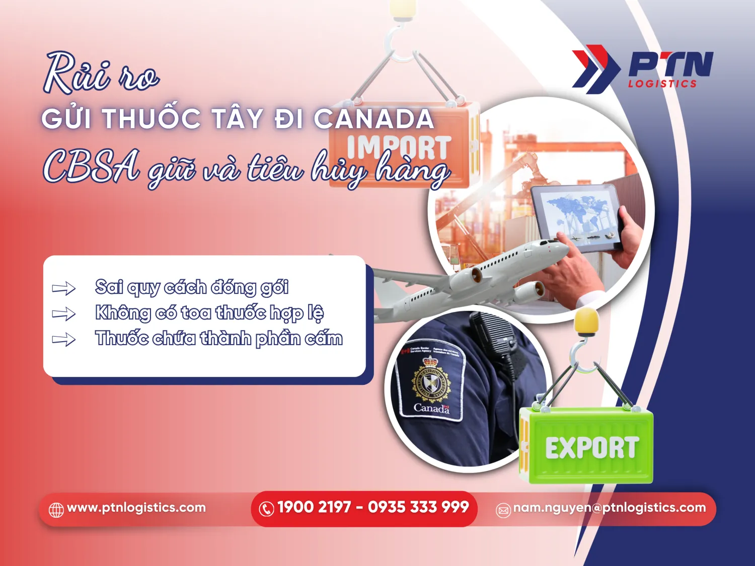 Rủi ro bị hải quan giữ hàng tiêu hủy