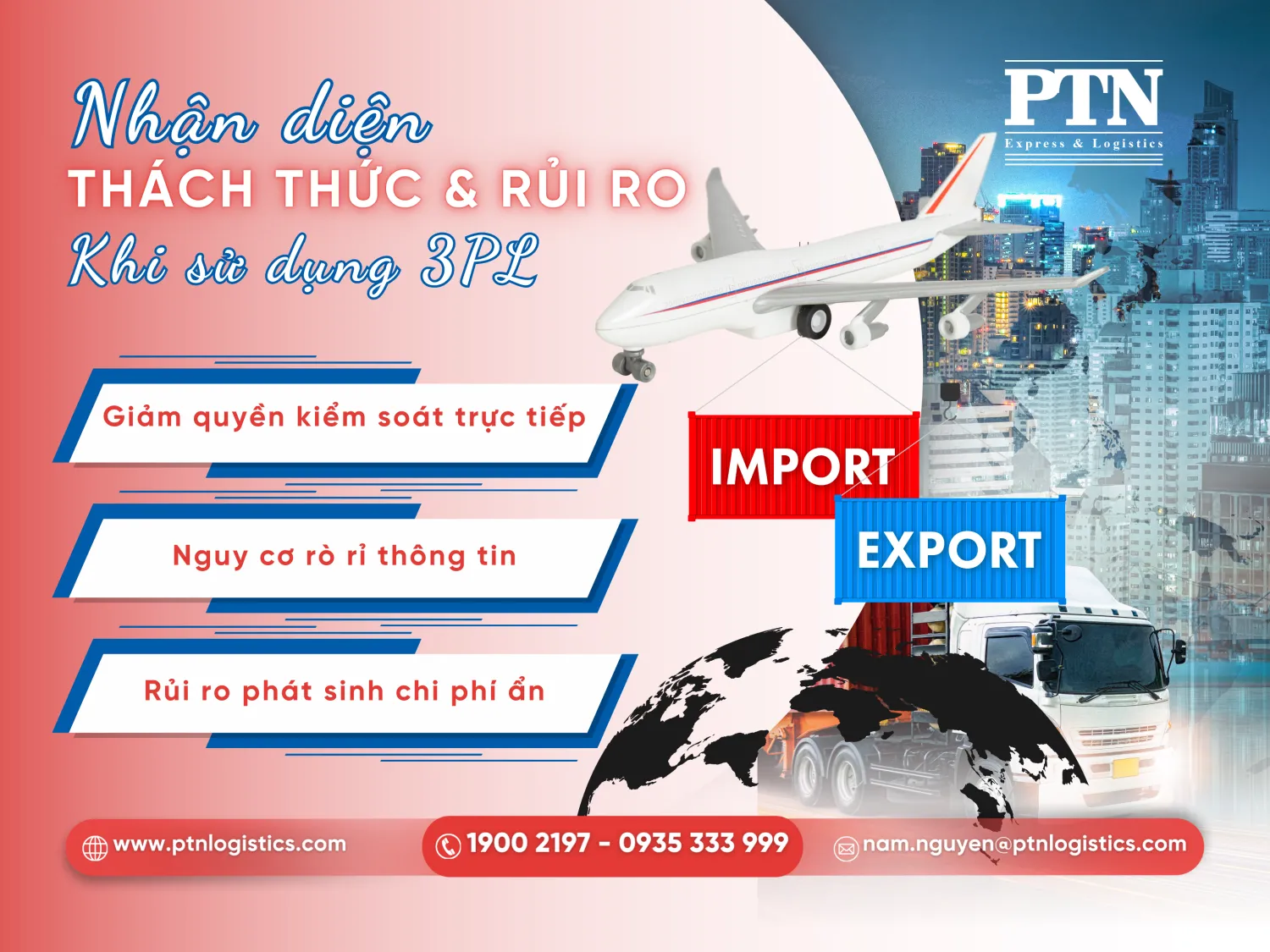 Rủi ro khi sử dụng 3PL