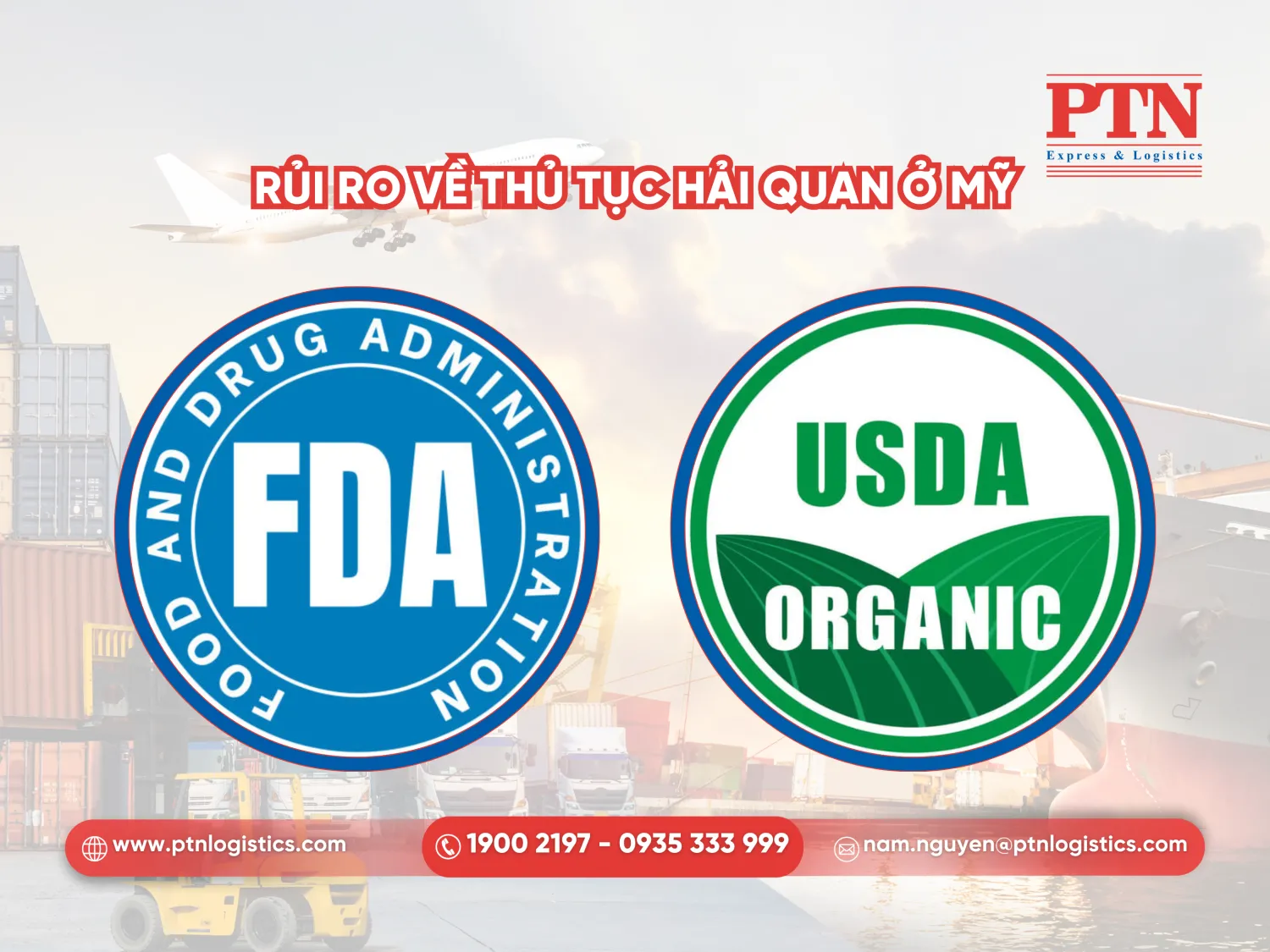 Rủi ro về thủ tục hải quan ở Mỹ