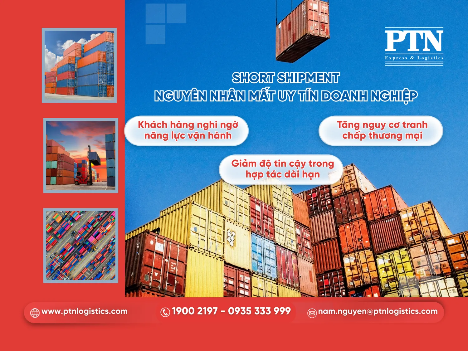 Short shipment: Nguyên nhân mất uy tín doanh nghiệp