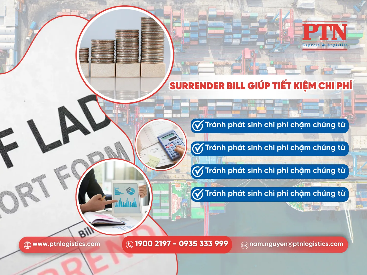 Surrender bill giúp tiết kiệm chi phí