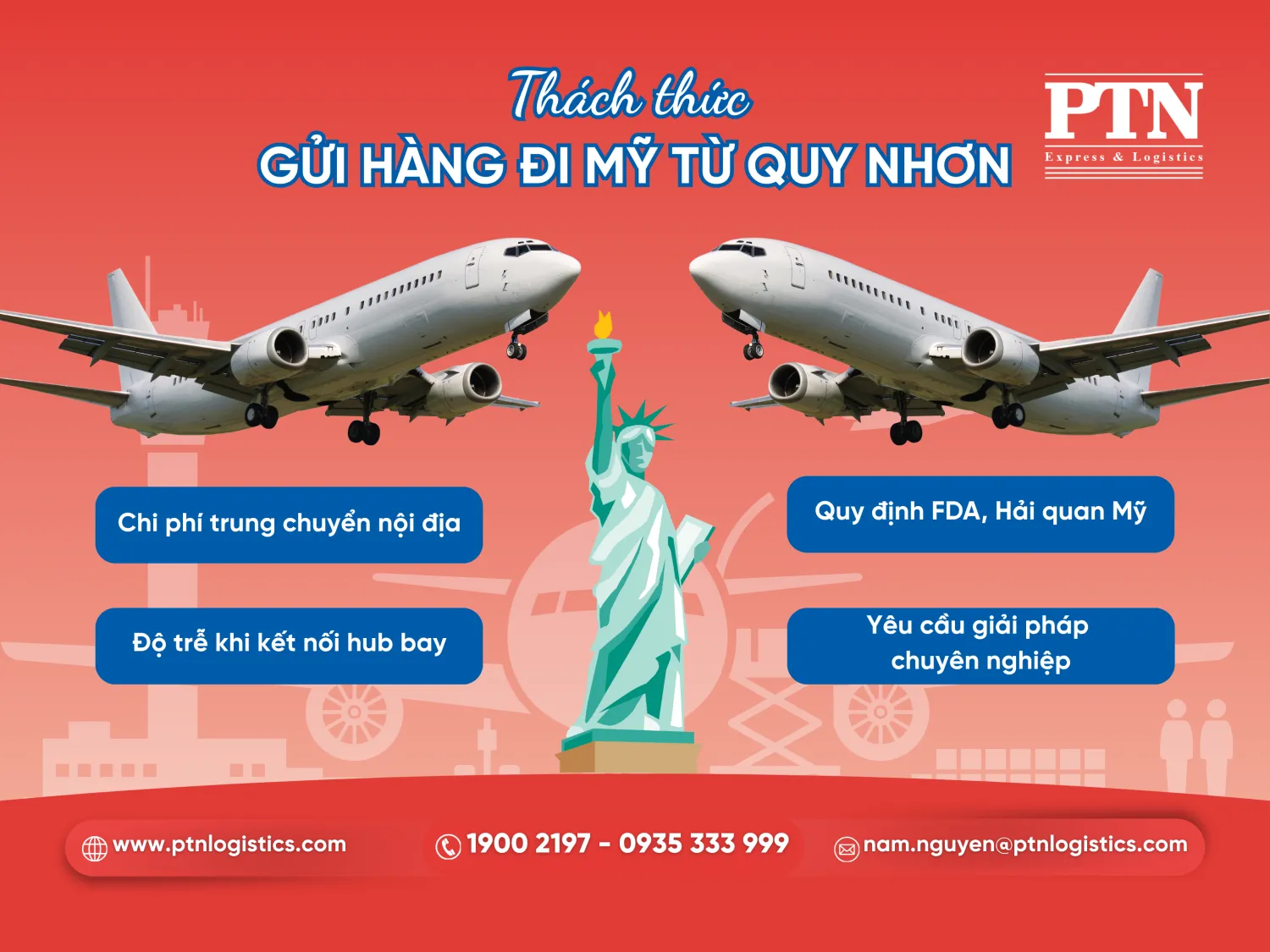 Thách thức khi gửi hàng đi Mỹ tại Quy Nhơn