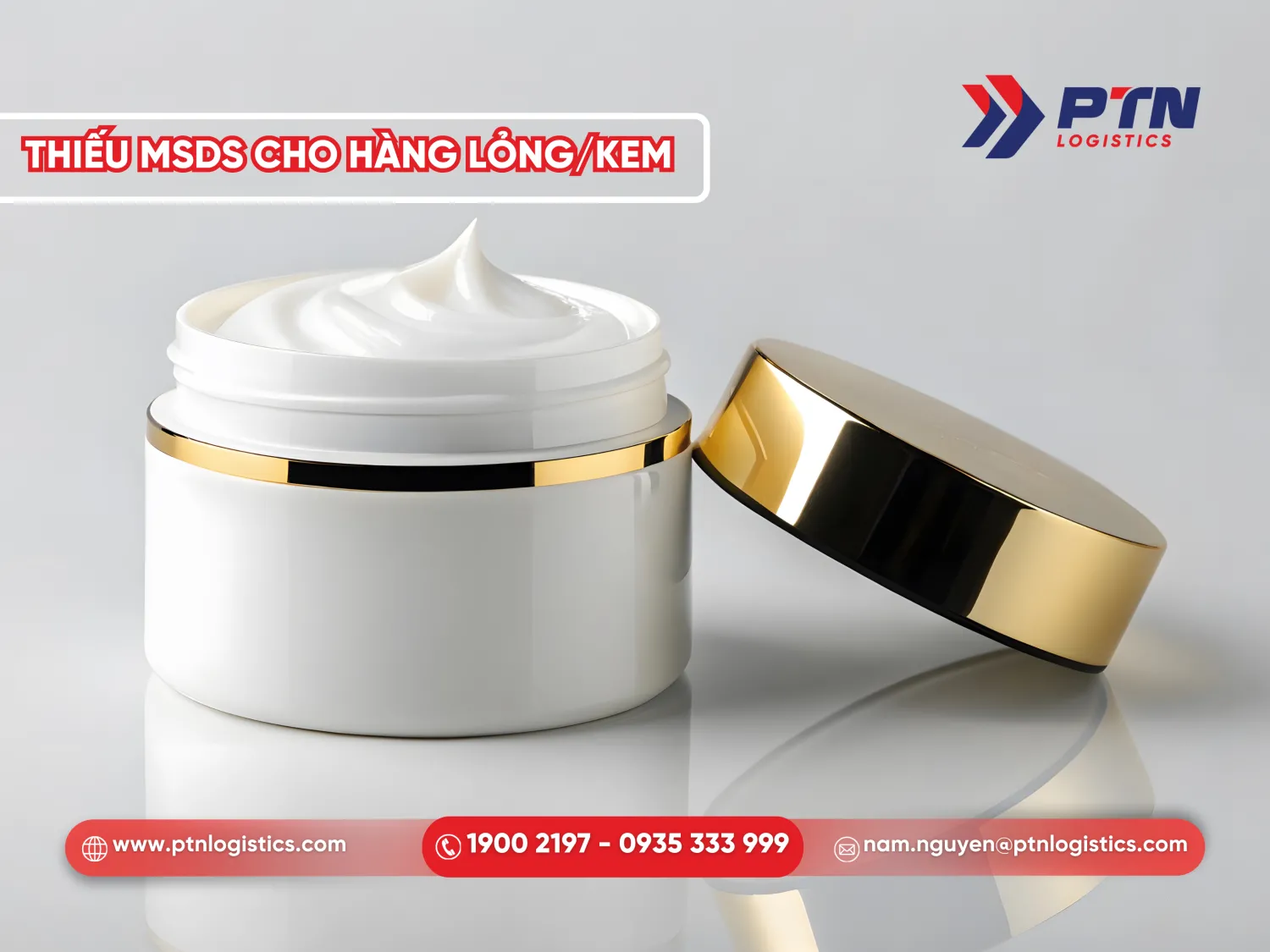 Thiếu MSDS cho hàng lỏng hoặc kem
