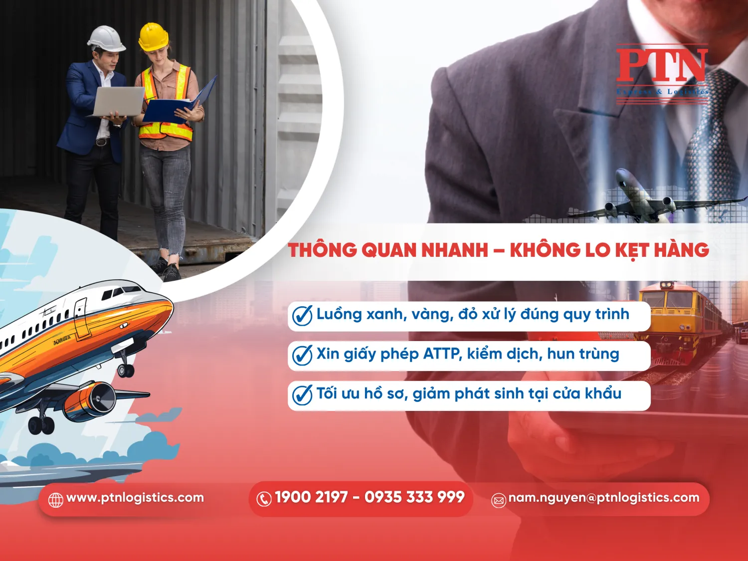 Thông quan nhanh - Không lo kẹt hàng