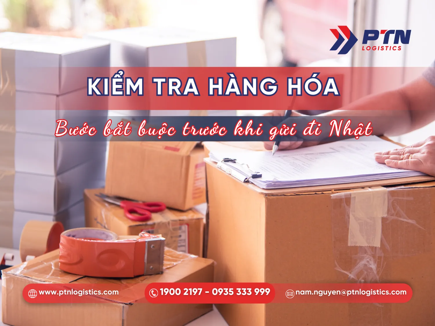 Thực hiện kiểm tra hàng hóa