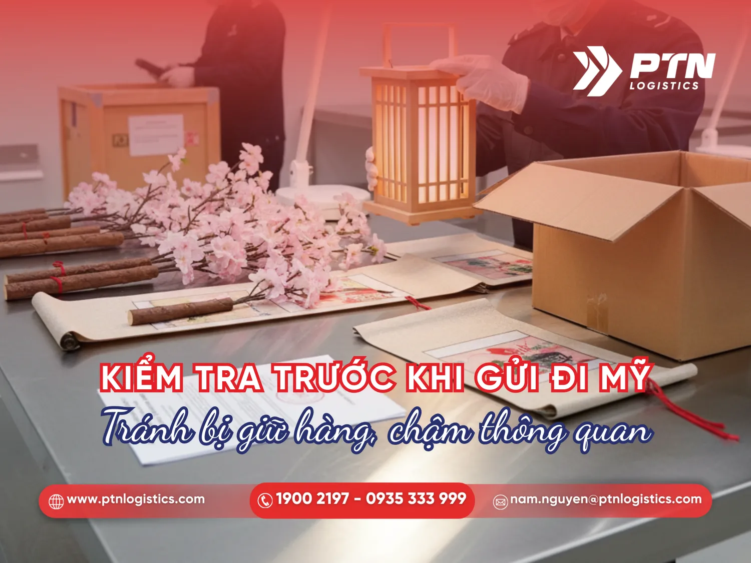 Thực hiện kiểm tra hàng trang trí