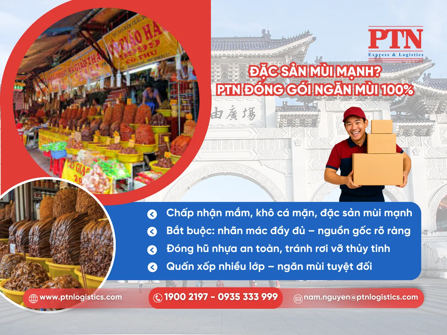 Thực phẩm chế biến khác gửi đi Đài Loan