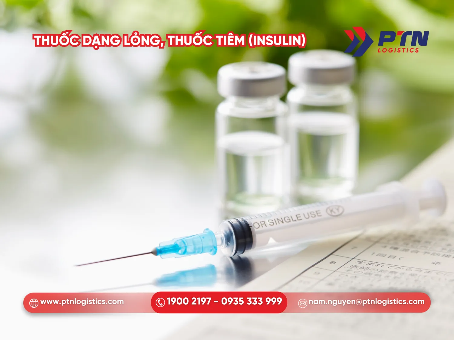 Thuốc dạng lỏng, thuốc tiêm (Insulin)