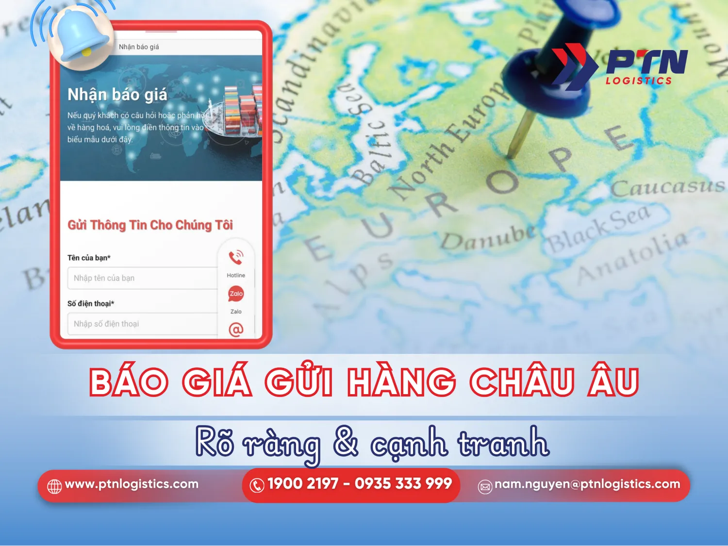 Tiến hành báo giá dịch vụ chi tiết