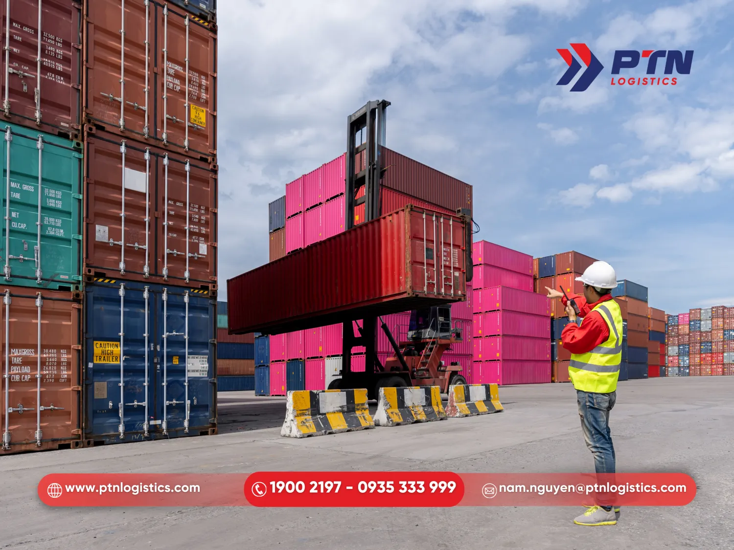 Tiến hành bước chuẩn bị container