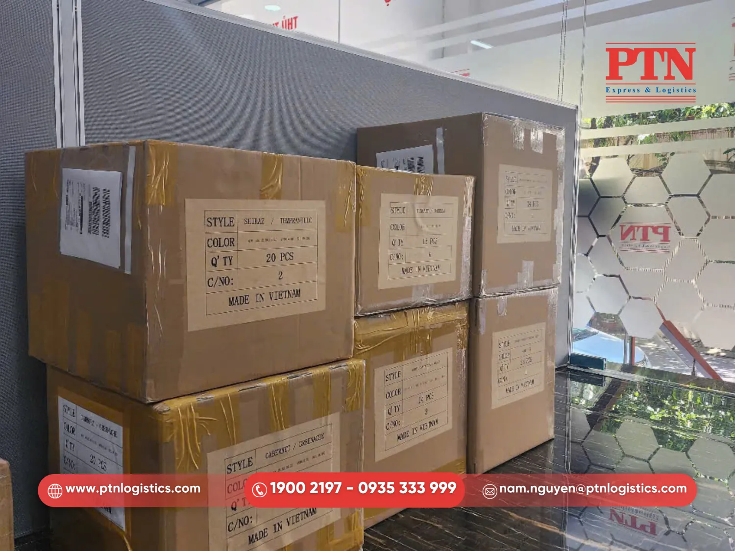 Tiến hành đóng gói