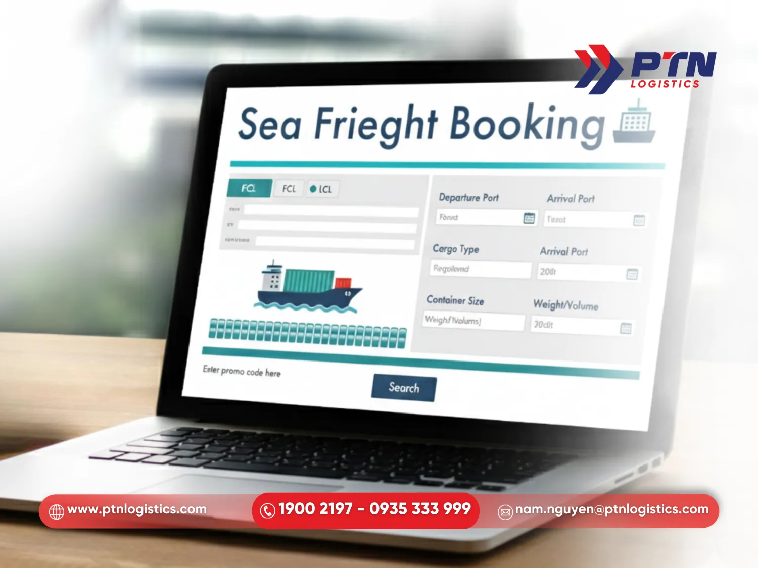 Tiến hành nhận booking vận chuyển