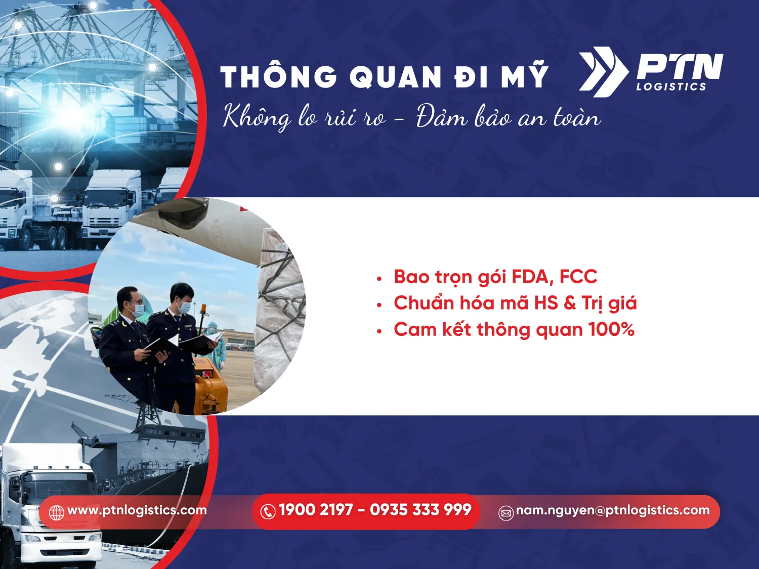 Tiến hành khai báo thủ tục hải quan