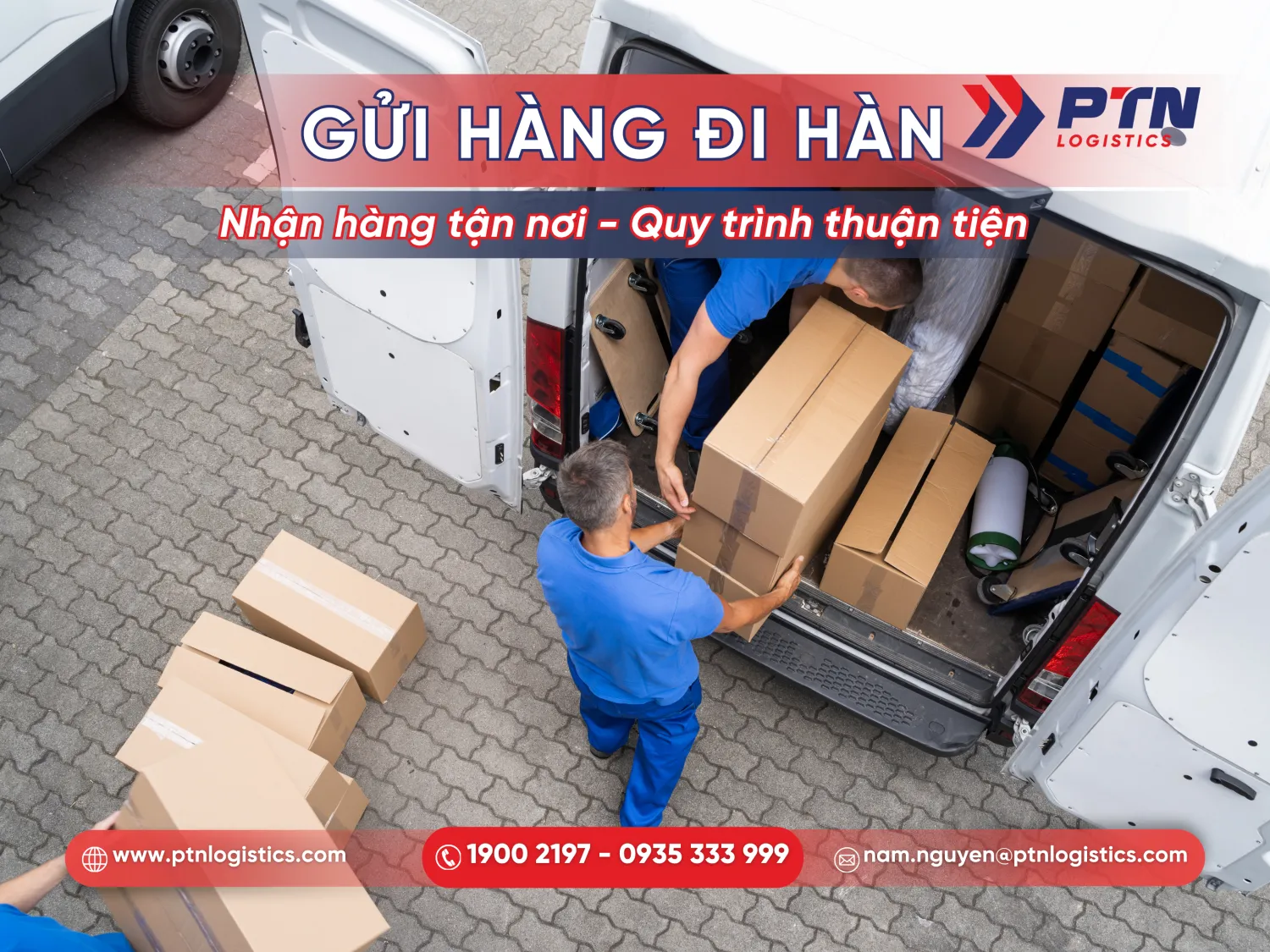 Tiến hành lấy hàng hóa