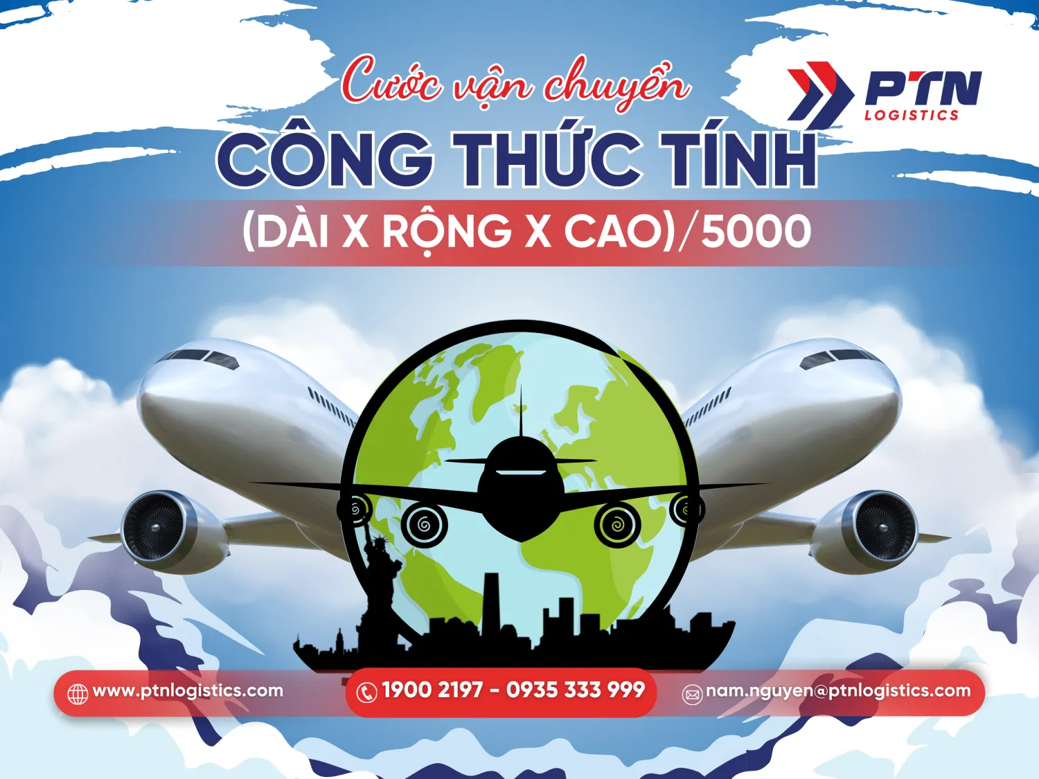 Tìm hiểu công thức tính cước vận chuyể