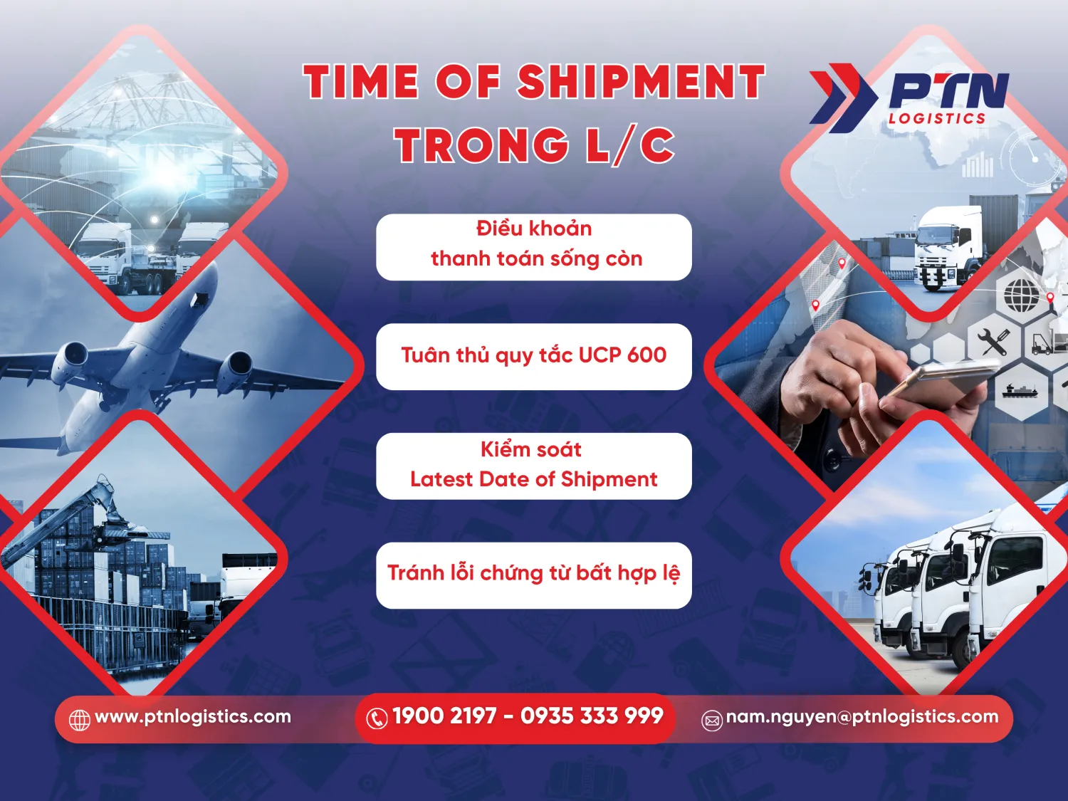 Tìm hiểu time of shipment trong thanh toán LC