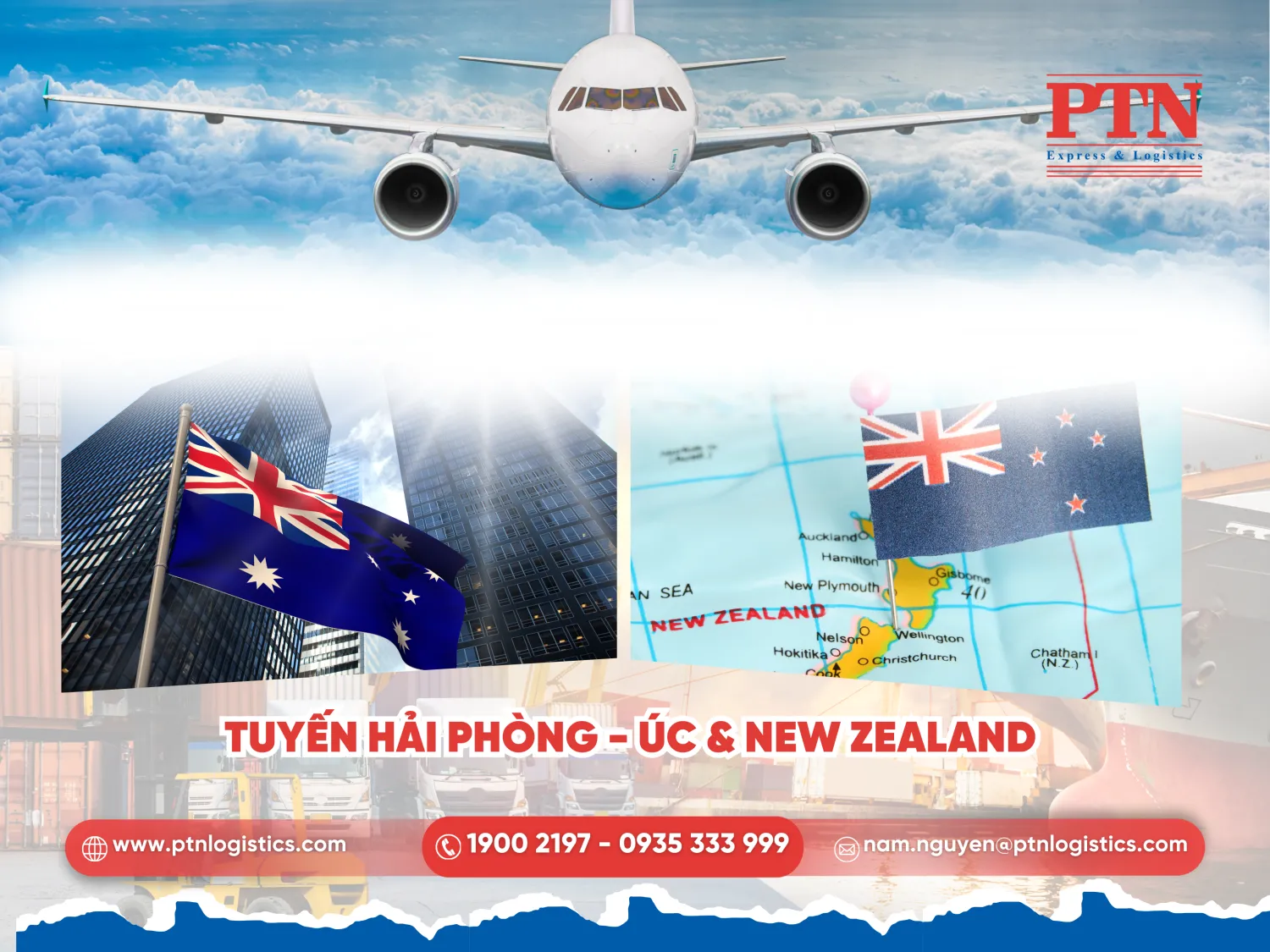 Tuyến Hải Phòng - Úc và New Zealand