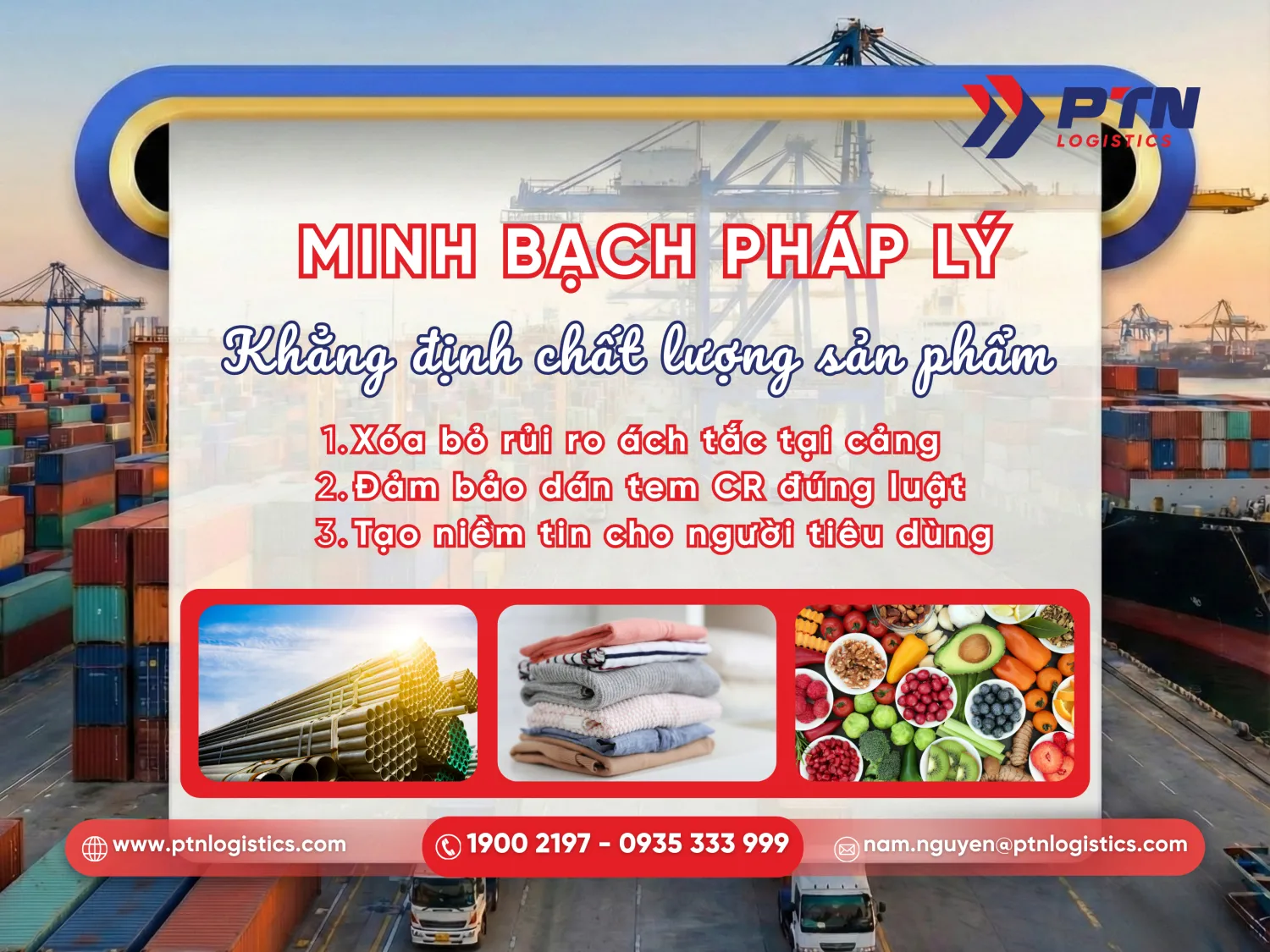 Vai trò hợp quy đối với hàng hóa nhập khẩu