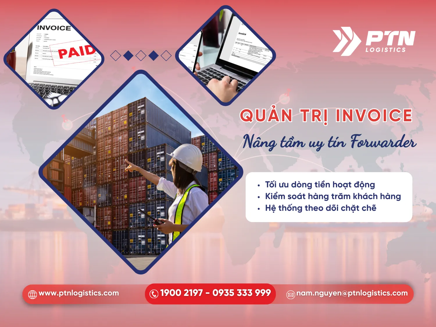 Vai trò tài khoản invoice đối với nhà vận chuyển