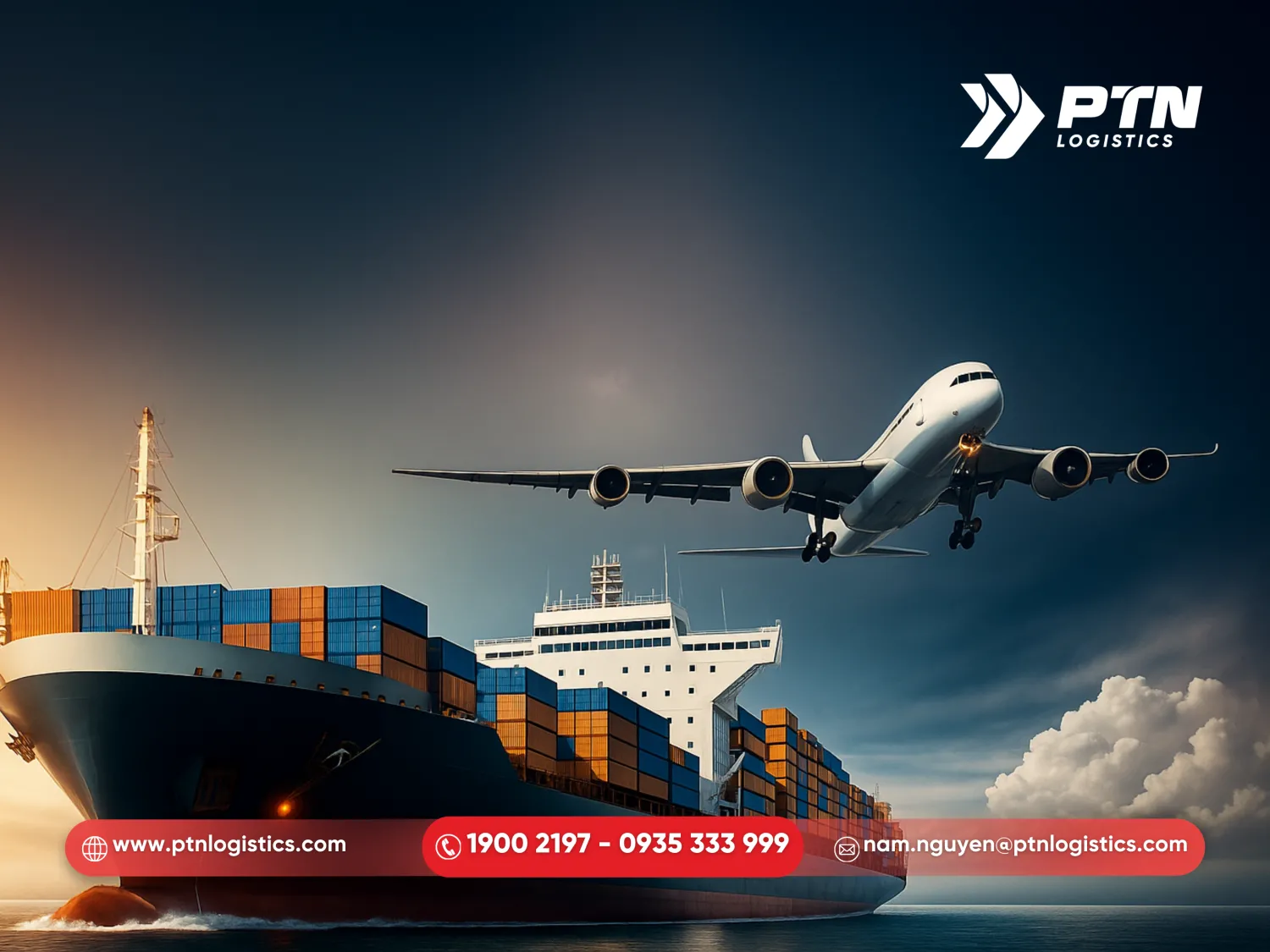 Vận chuyển bánh mứt đi Mỹ bằng đường hàng không hoặc bằng đường biển
