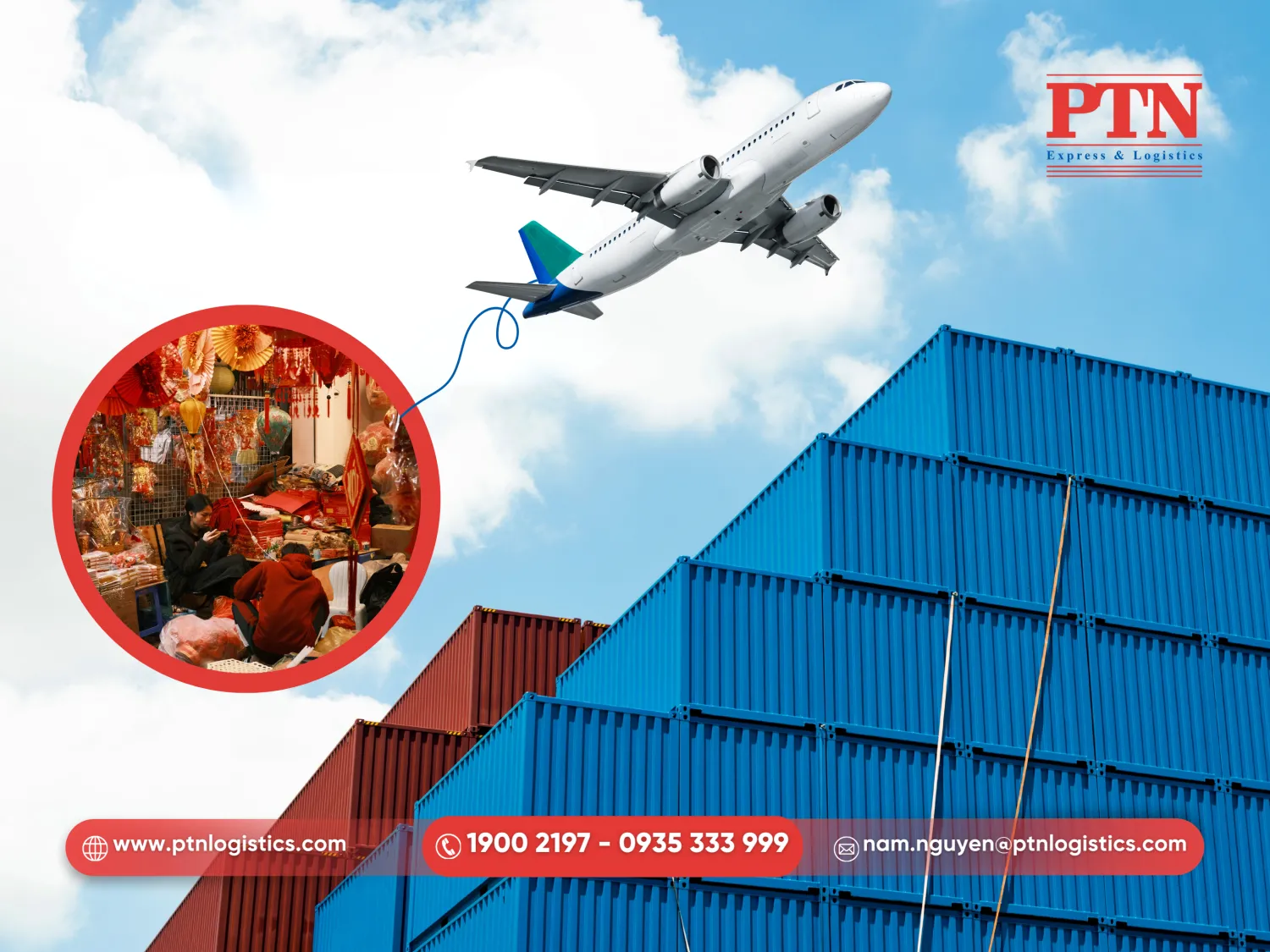 Vận chuyển đồ trang trí Tết bằng hàng không