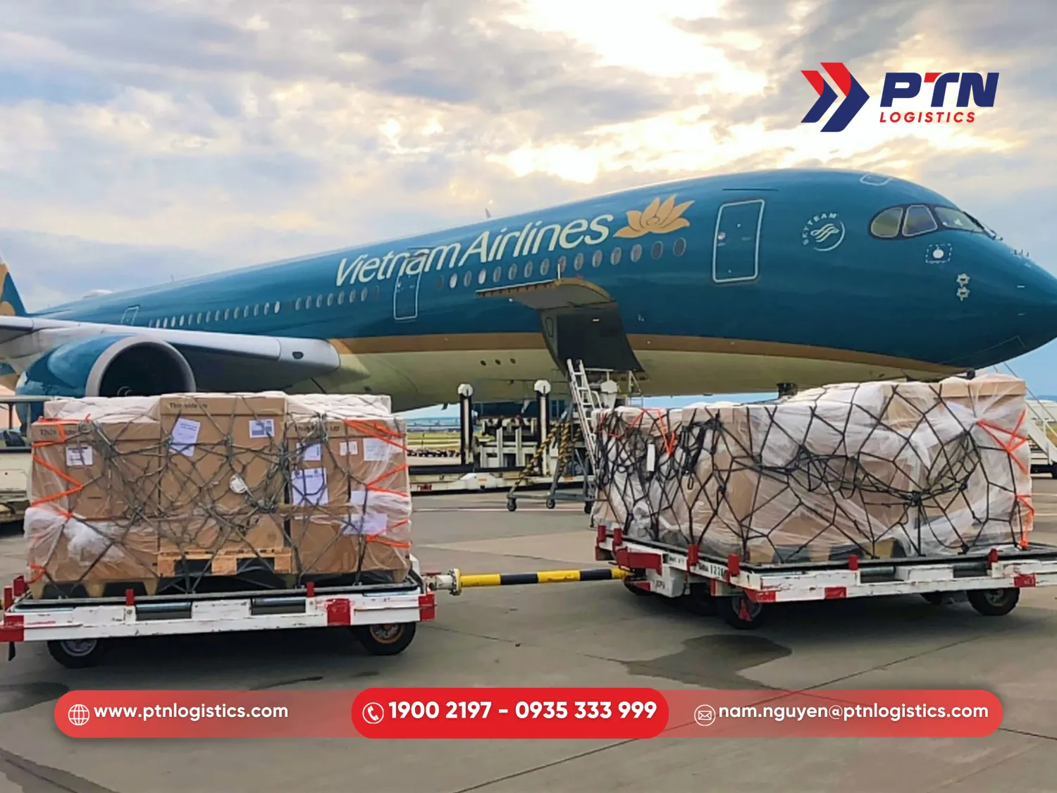 Vận chuyển hàng đi nước ngoài bằng đường hàng không