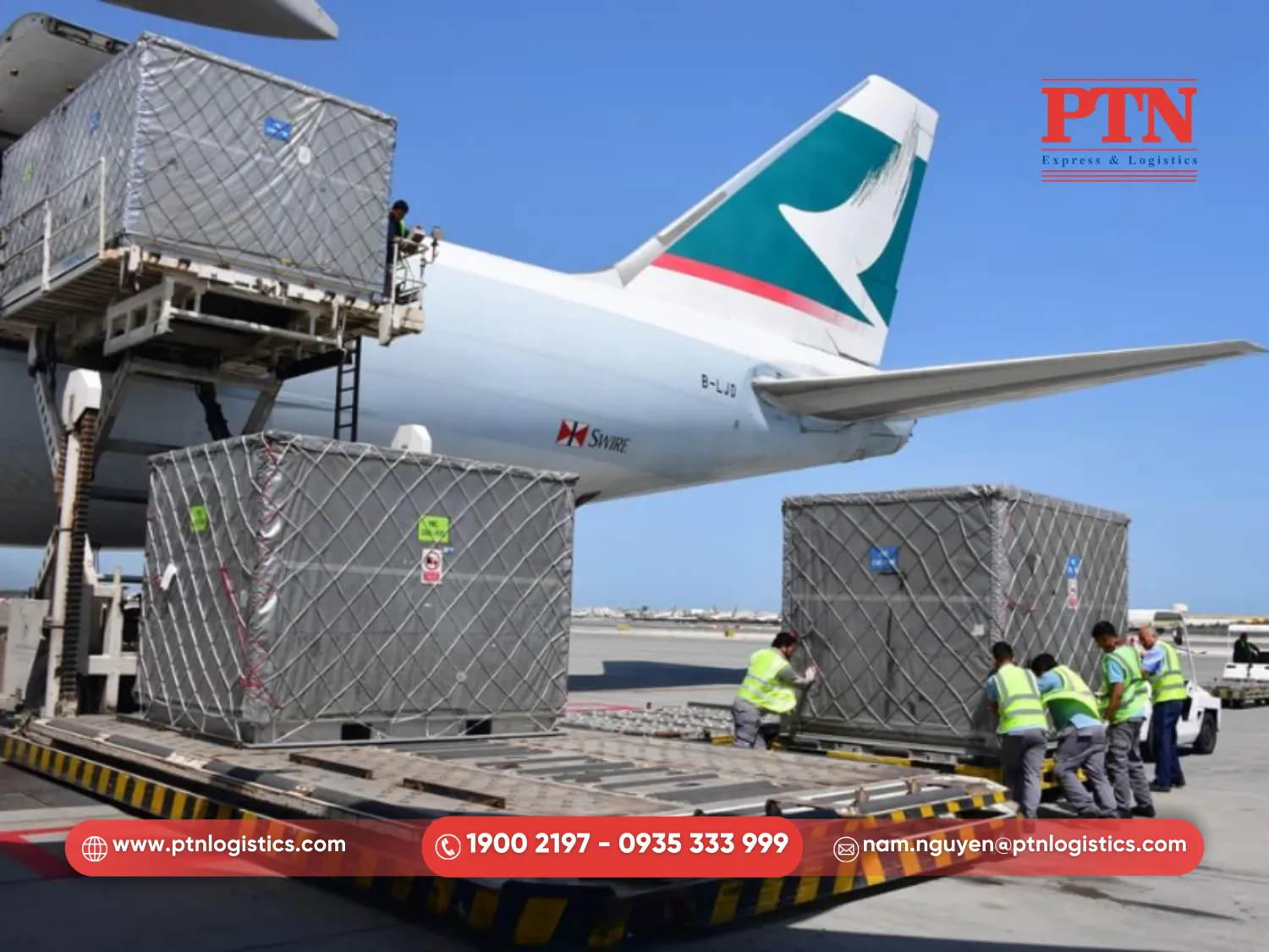 Vận chuyển hàng không đông lạnh đi Úc bằng đường hàng không