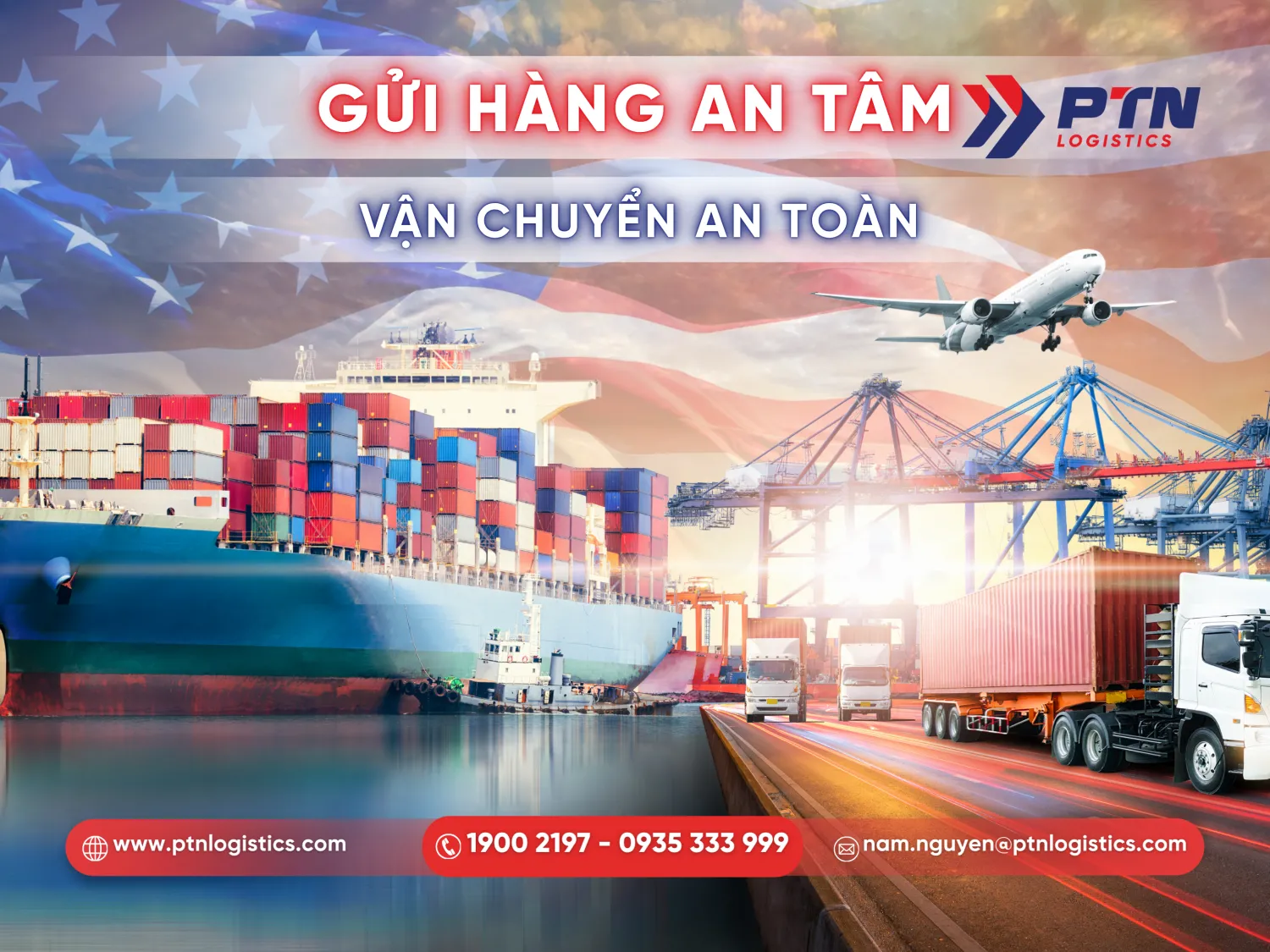 Vận chuyển hàng hóa đi Mỹ